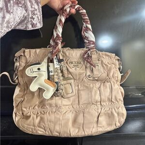 Prada Nappa Gaufre tote bag Satchel bag